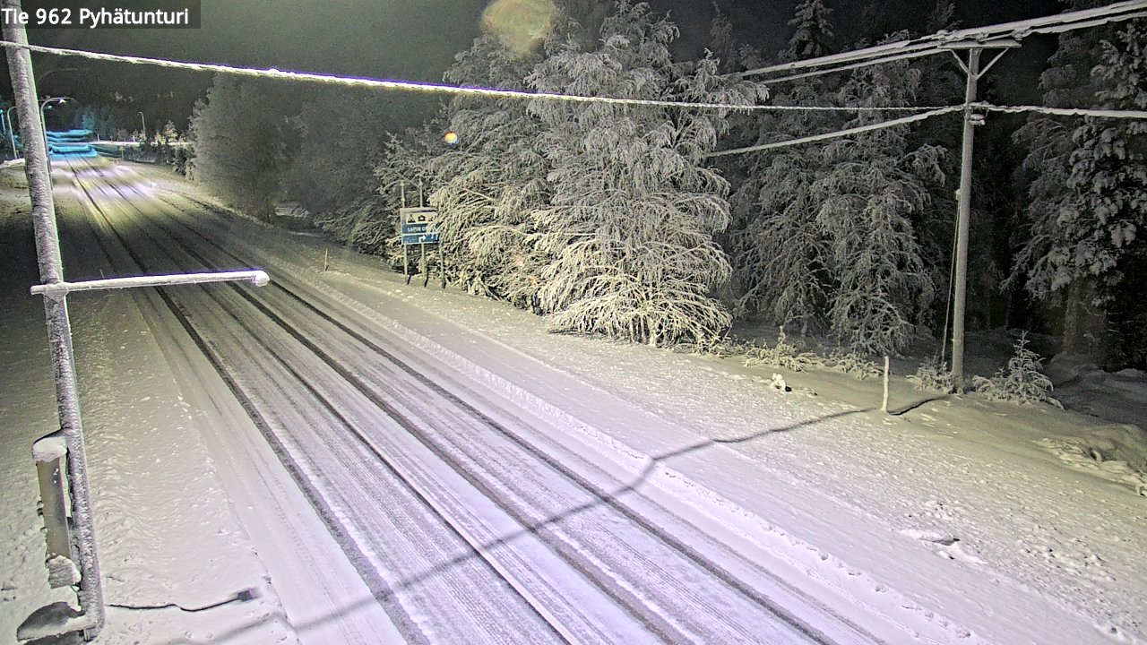 Kelikamerat Kuva Tie 962 Pelkosenniemi Pyhätunturi, Pelkosenniemi, Lappi