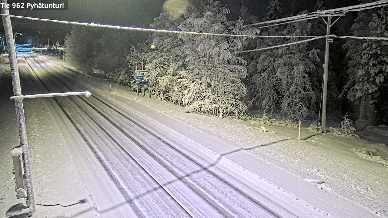 Kelikamerat Kuva Tie 962 Pelkosenniemi Pyhätunturi, Pelkosenniemi, Lappi