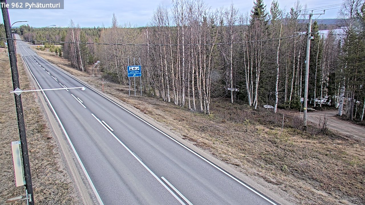 Kelikamerat Kuva Tie 962 Pelkosenniemi Pyhätunturi, Pelkosenniemi, Lappi