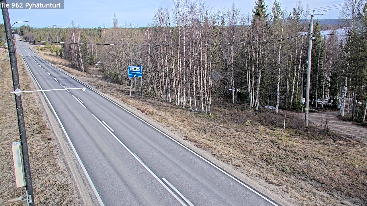 Kelikamerat Kuva Tie 962 Pelkosenniemi Pyhätunturi, Pelkosenniemi, Lappi