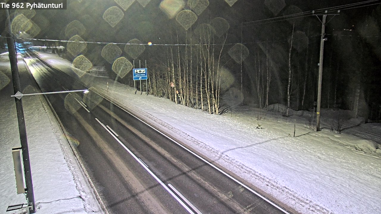 Kelikamerat Kuva Tie 962 Pelkosenniemi Pyhätunturi, Pelkosenniemi, Lappi