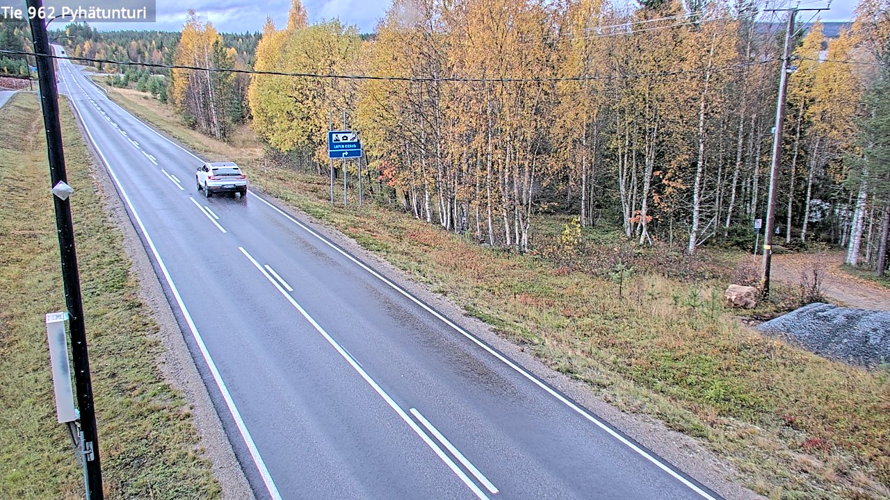 Kelikamerat Kuva Tie 962 Pelkosenniemi Pyhätunturi, Pelkosenniemi, Lappi