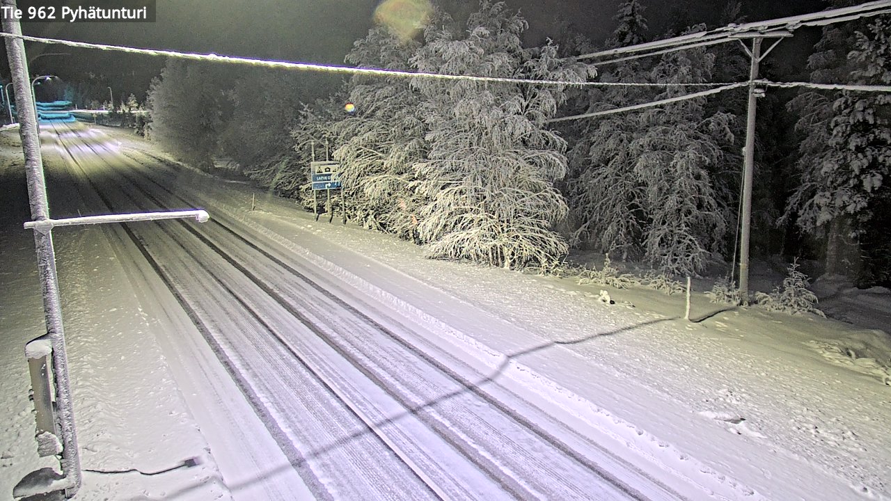 Kelikamerat Kuva Tie 962 Pelkosenniemi Pyhätunturi, Pelkosenniemi, Lappi