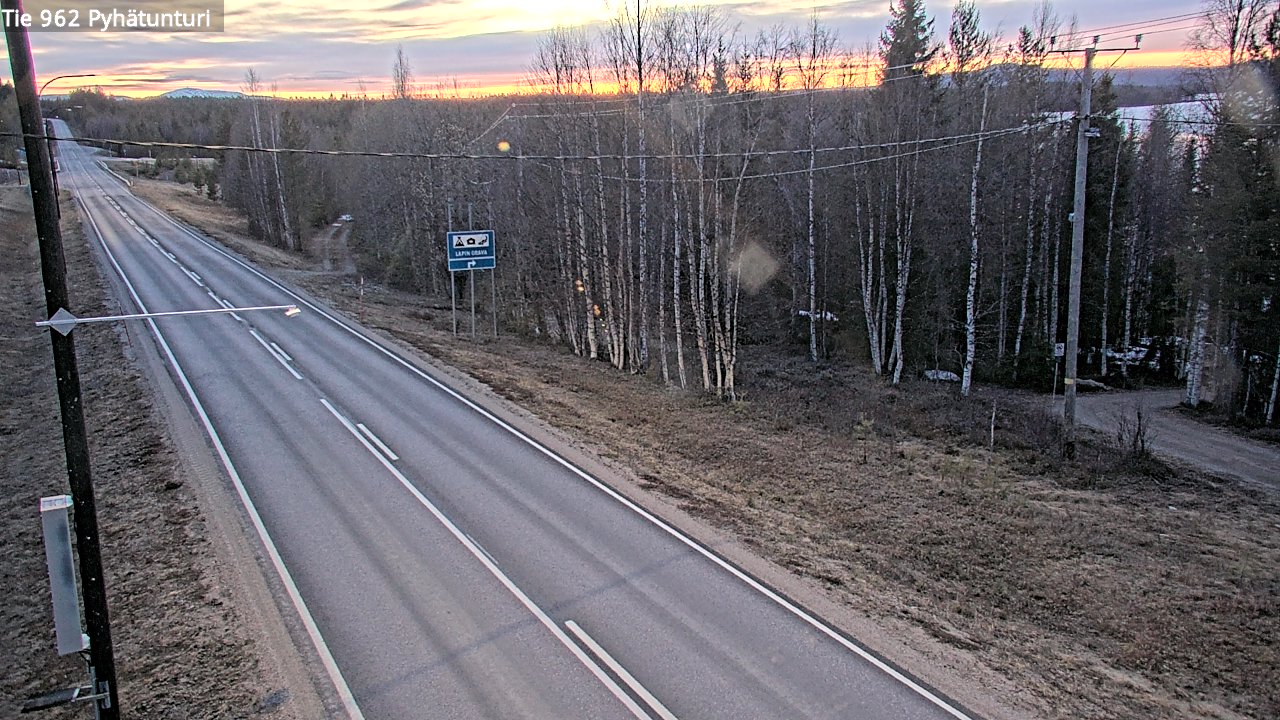 Kelikamerat Kuva Tie 962 Pelkosenniemi Pyhätunturi, Pelkosenniemi, Lappi