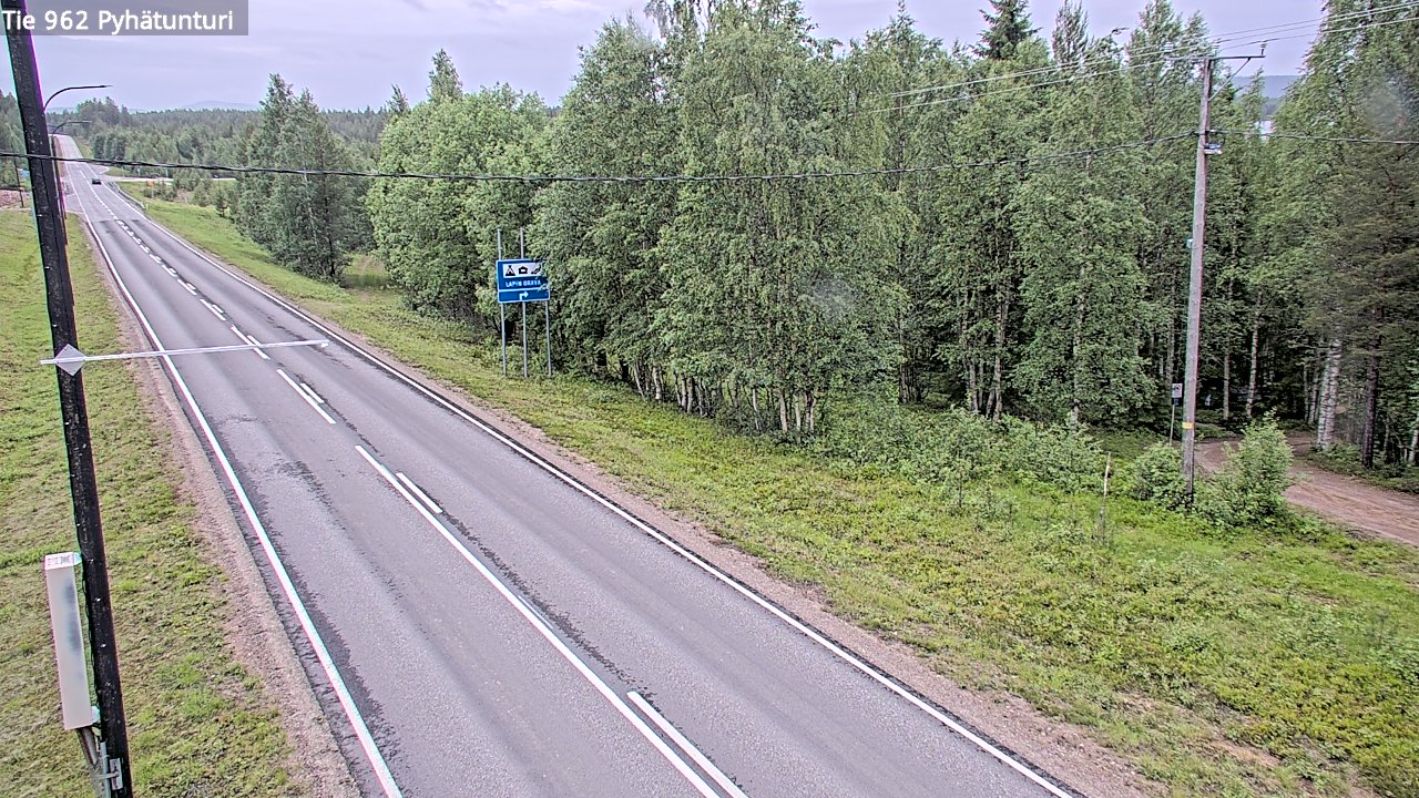Kelikamerat Kuva Tie 962 Pelkosenniemi Pyhätunturi, Pelkosenniemi, Lappi