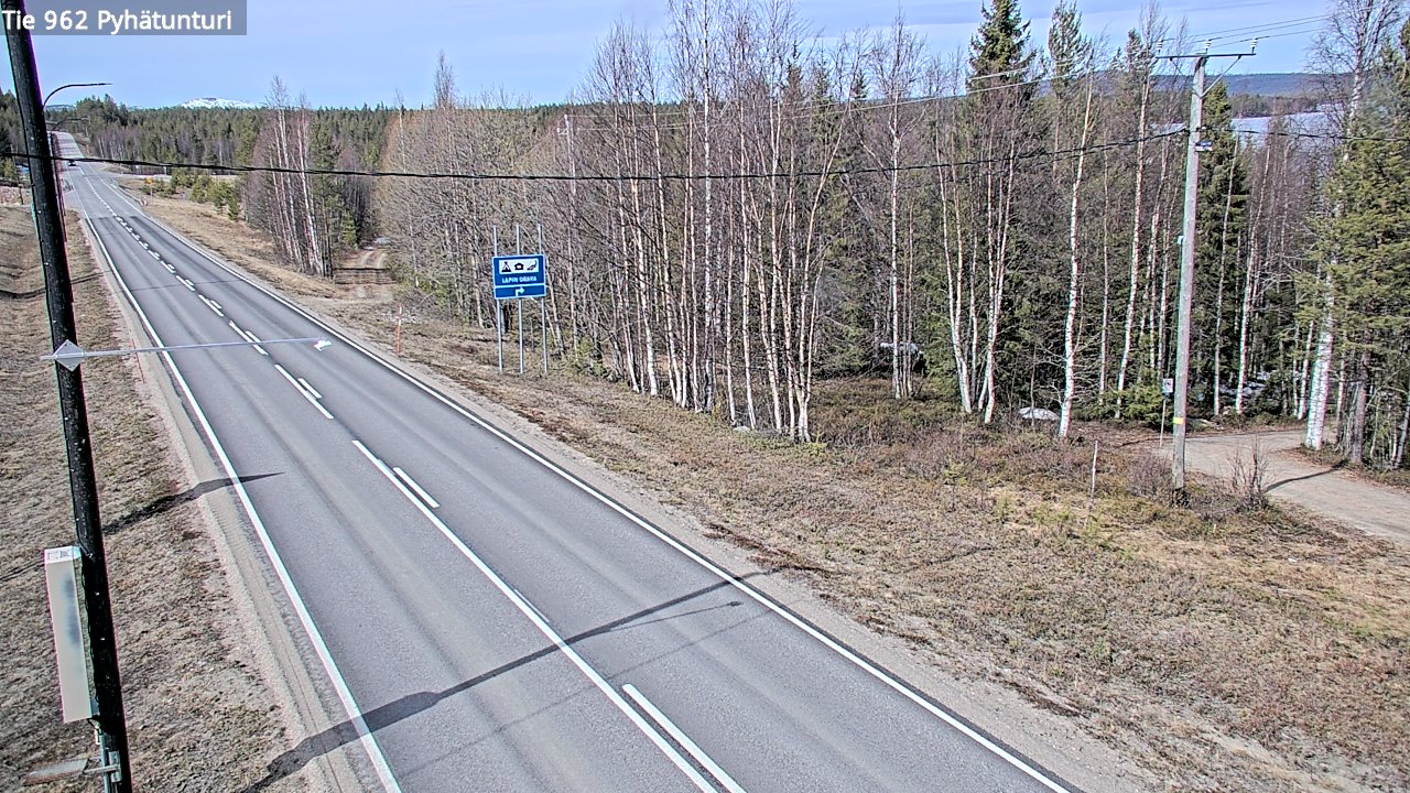 Kelikamerat Kuva Tie 962 Pelkosenniemi Pyhätunturi, Pelkosenniemi, Lappi