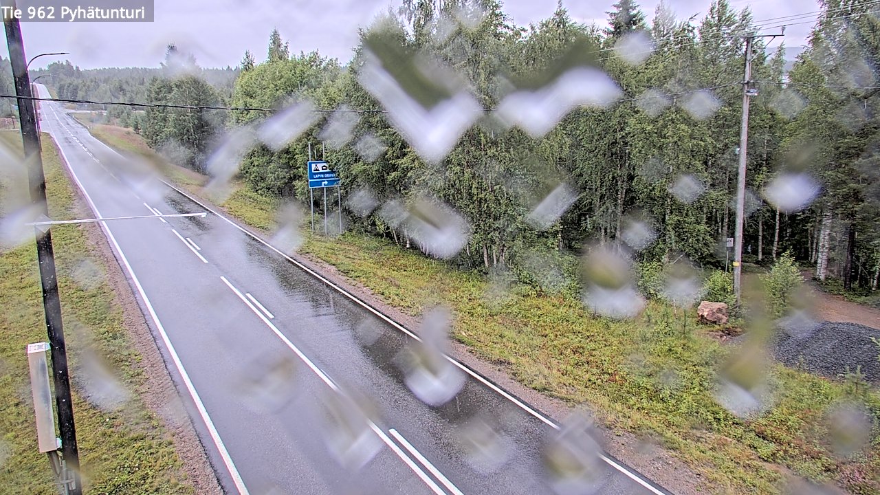 Weather Camera Image Road 962 Pelkosenniemi Pyhätunturi, Pelkosenniemi, Lappi
