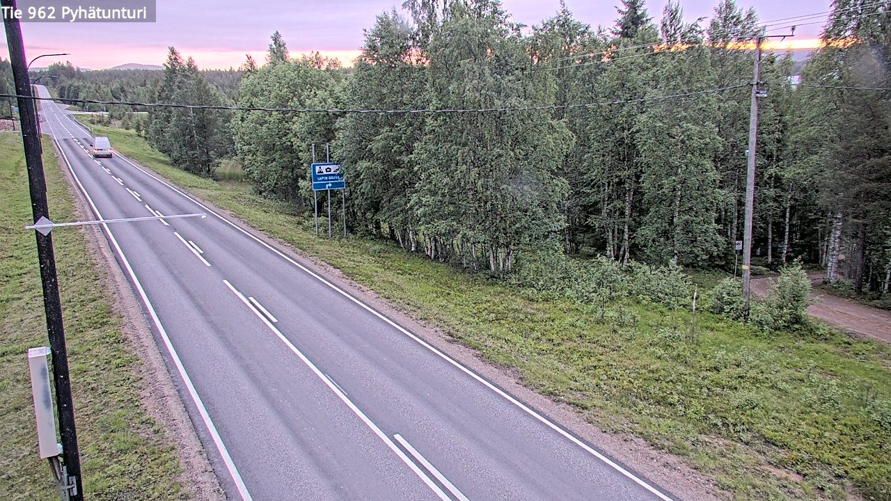 Kelikamerat Kuva Tie 962 Pelkosenniemi Pyhätunturi, Pelkosenniemi, Lappi