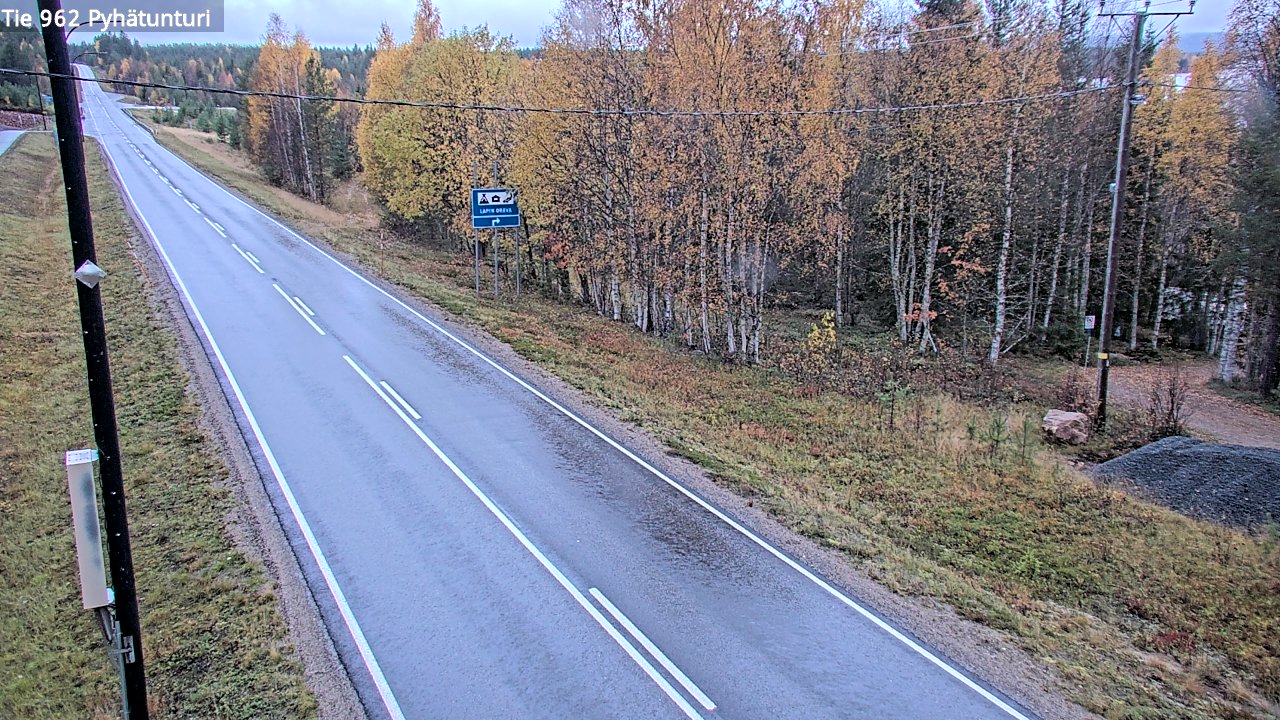 Kelikamerat Kuva Tie 962 Pelkosenniemi Pyhätunturi, Pelkosenniemi, Lappi