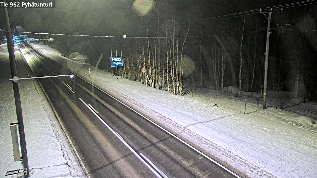 Kelikamerat Kuva Tie 962 Pelkosenniemi Pyhätunturi, Pelkosenniemi, Lappi