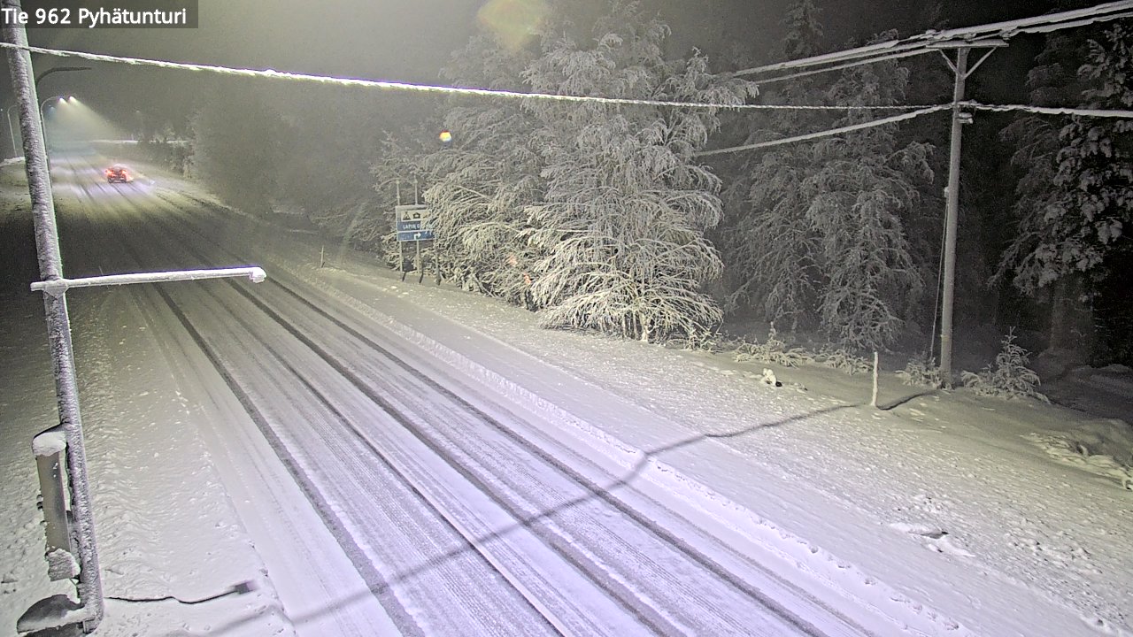 Kelikamerat Kuva Tie 962 Pelkosenniemi Pyhätunturi, Pelkosenniemi, Lappi