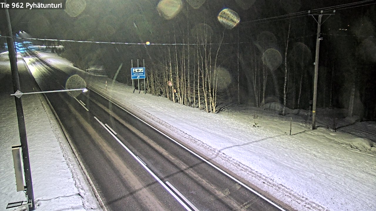 Kelikamerat Kuva Tie 962 Pelkosenniemi Pyhätunturi, Pelkosenniemi, Lappi