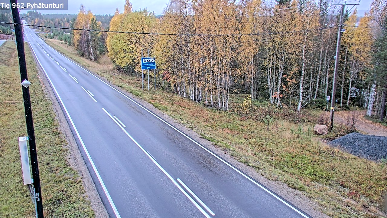 Kelikamerat Kuva Tie 962 Pelkosenniemi Pyhätunturi, Pelkosenniemi, Lappi