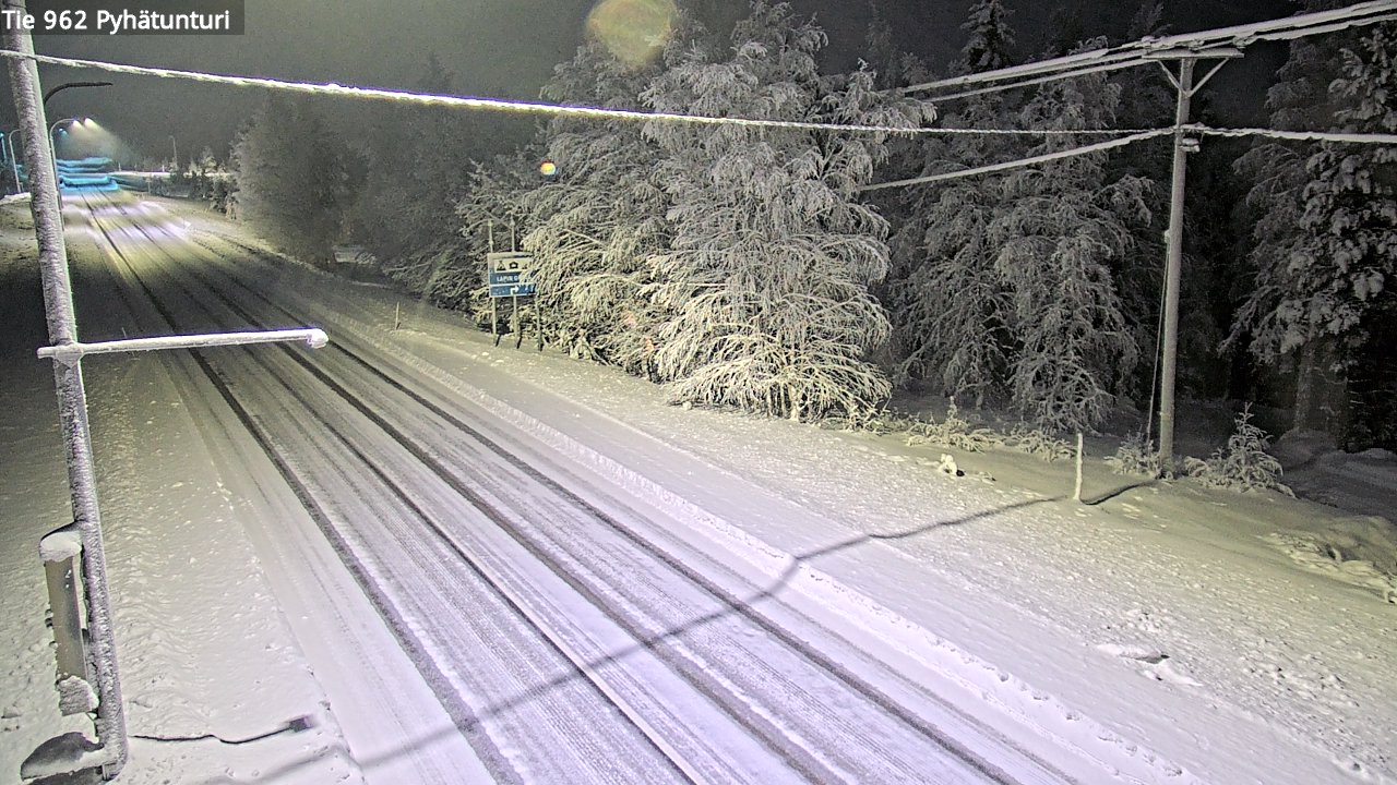 Kelikamerat Kuva Tie 962 Pelkosenniemi Pyhätunturi, Pelkosenniemi, Lappi