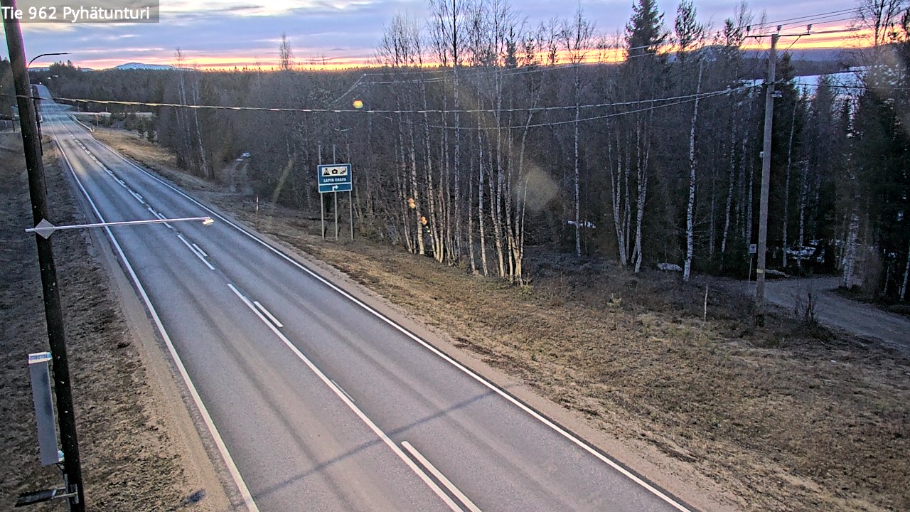 Kelikamerat Kuva Tie 962 Pelkosenniemi Pyhätunturi, Pelkosenniemi, Lappi