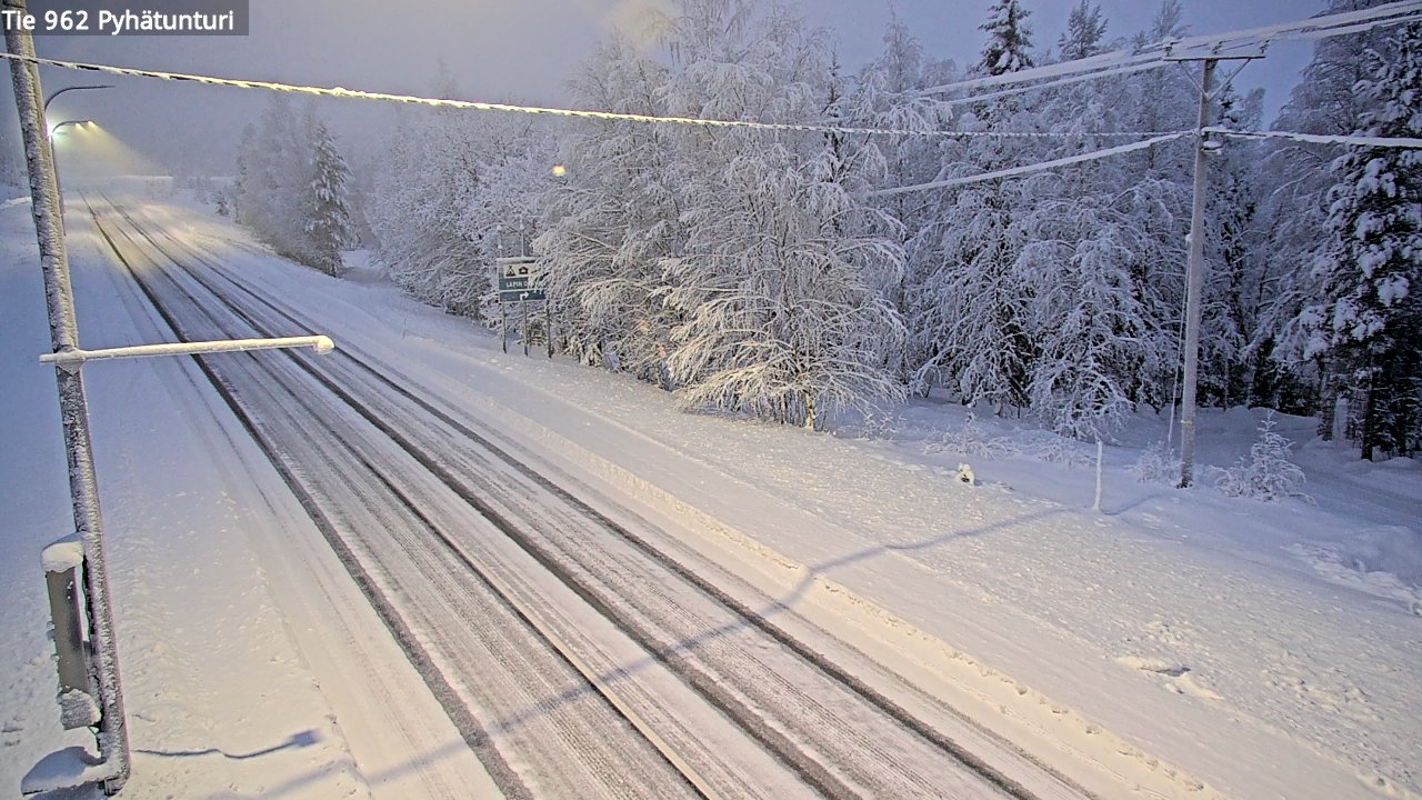 Kelikamerat Kuva Tie 962 Pelkosenniemi Pyhätunturi, Pelkosenniemi, Lappi