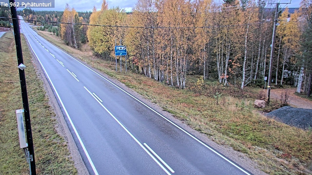 Kelikamerat Kuva Tie 962 Pelkosenniemi Pyhätunturi, Pelkosenniemi, Lappi