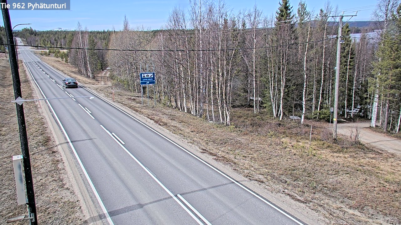 Kelikamerat Kuva Tie 962 Pelkosenniemi Pyhätunturi, Pelkosenniemi, Lappi