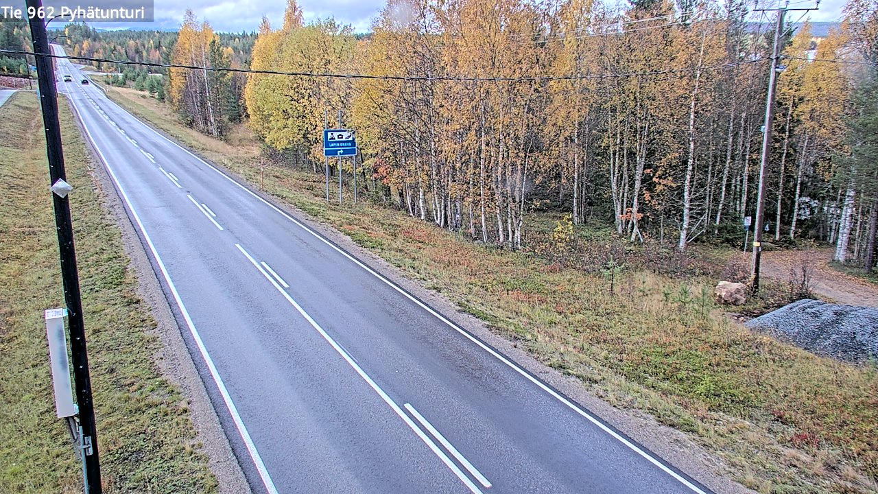 Kelikamerat Kuva Tie 962 Pelkosenniemi Pyhätunturi, Pelkosenniemi, Lappi