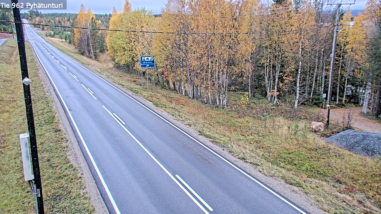 Kelikamerat Kuva Tie 962 Pelkosenniemi Pyhätunturi, Pelkosenniemi, Lappi
