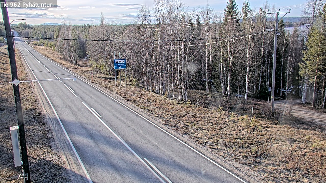 Kelikamerat Kuva Tie 962 Pelkosenniemi Pyhätunturi, Pelkosenniemi, Lappi