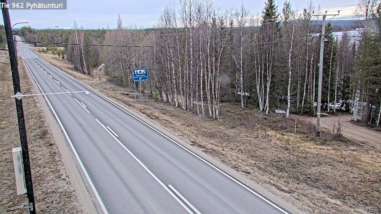 Kelikamerat Kuva Tie 962 Pelkosenniemi Pyhätunturi, Pelkosenniemi, Lappi