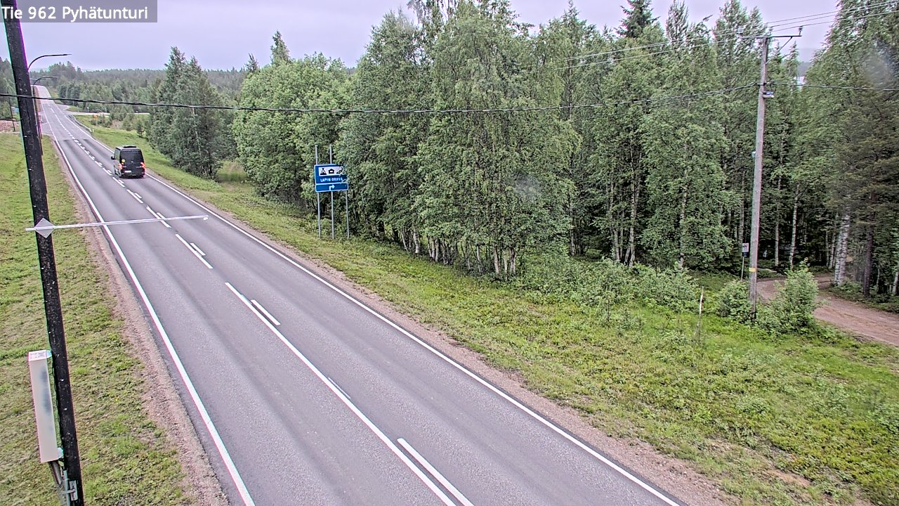 Kelikamerat Kuva Tie 962 Pelkosenniemi Pyhätunturi, Pelkosenniemi, Lappi
