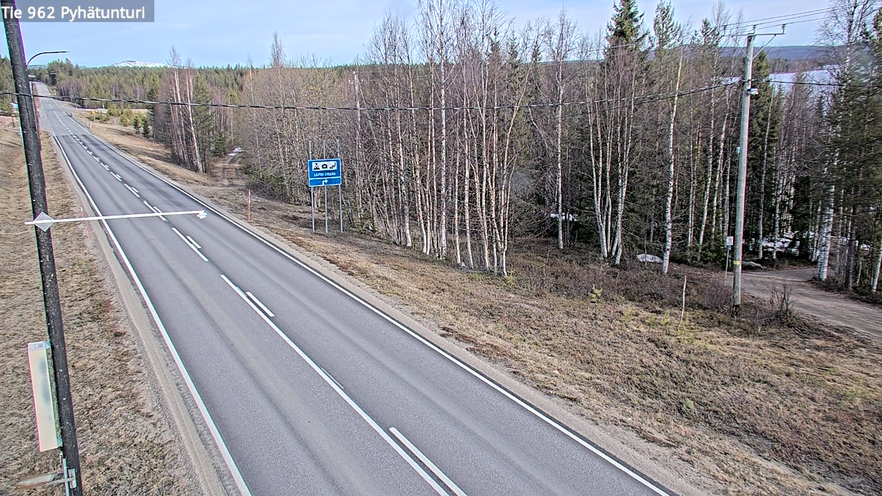 Kelikamerat Kuva Tie 962 Pelkosenniemi Pyhätunturi, Pelkosenniemi, Lappi