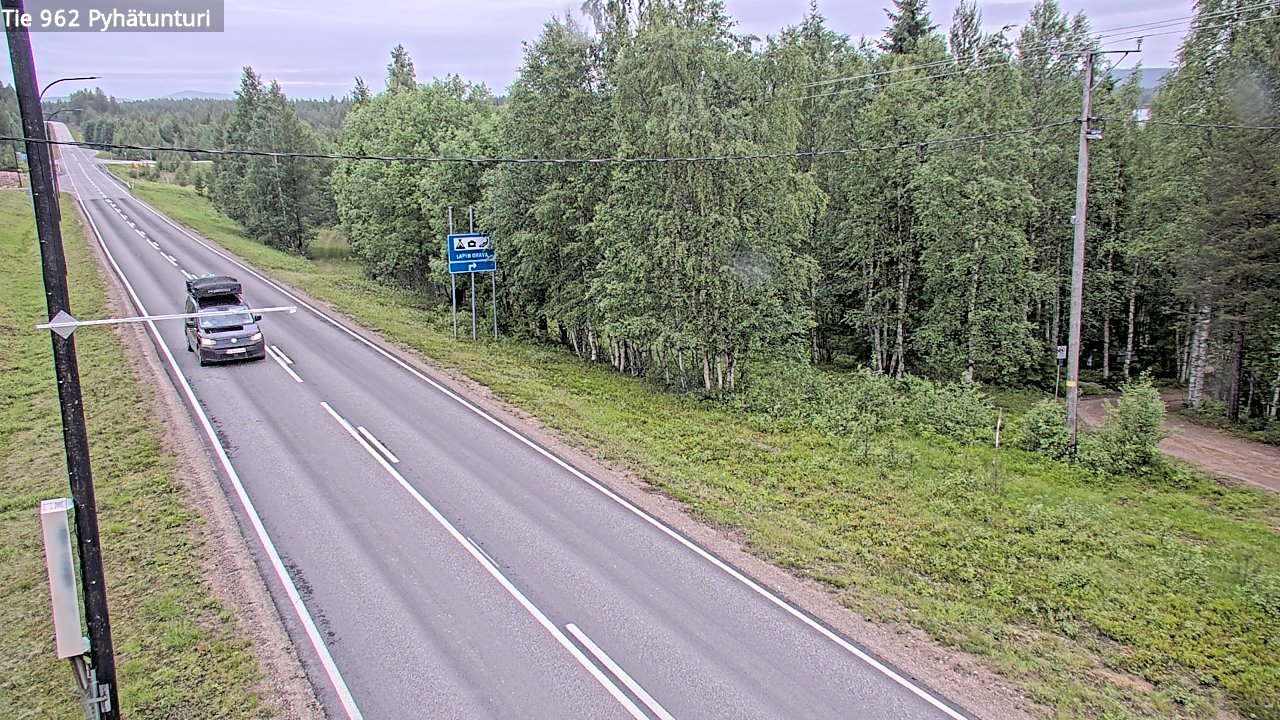 Kelikamerat Kuva Tie 962 Pelkosenniemi Pyhätunturi, Pelkosenniemi, Lappi