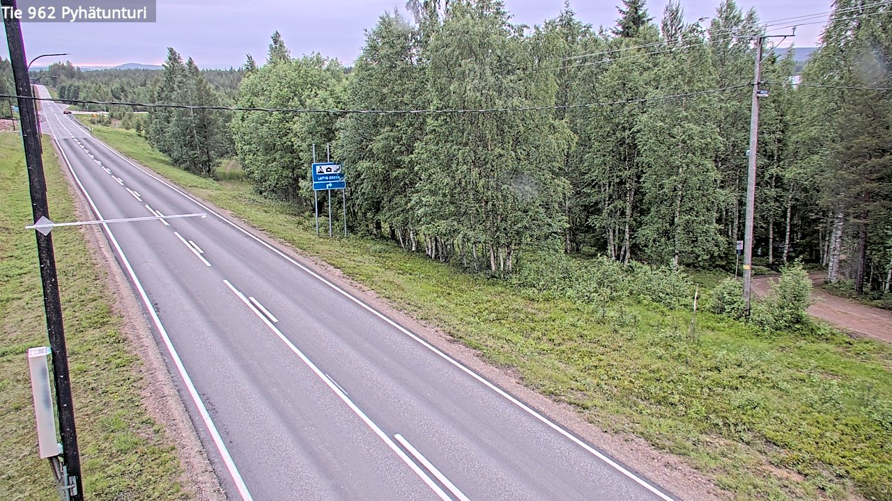 Kelikamerat Kuva Tie 962 Pelkosenniemi Pyhätunturi, Pelkosenniemi, Lappi