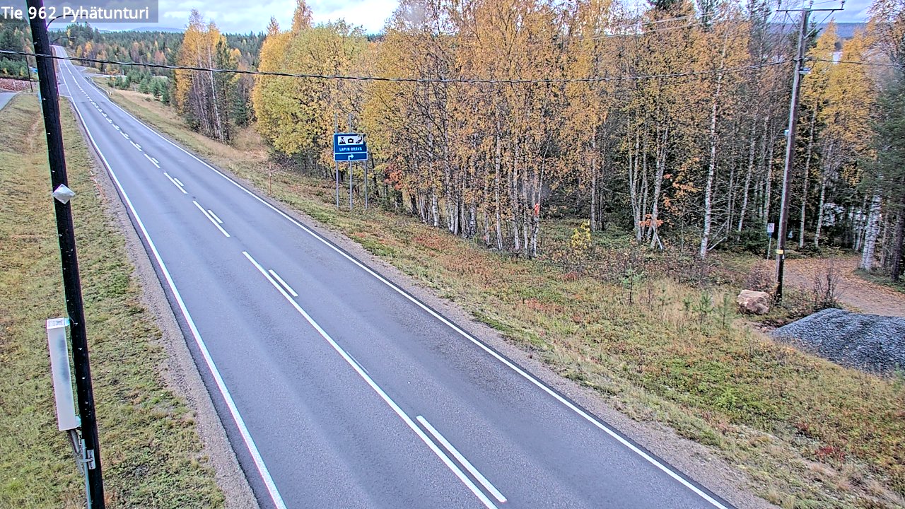 Kelikamerat Kuva Tie 962 Pelkosenniemi Pyhätunturi, Pelkosenniemi, Lappi