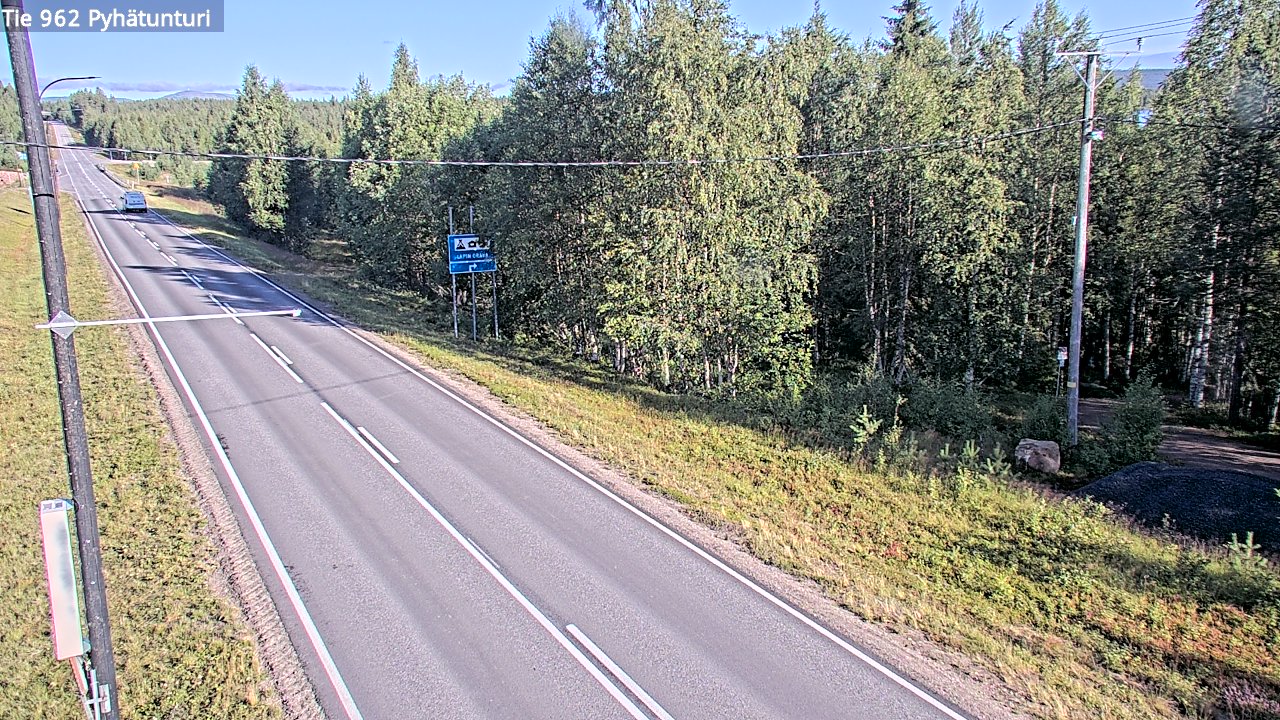 Kelikamerat Kuva Tie 962 Pelkosenniemi Pyhätunturi, Pelkosenniemi, Lappi