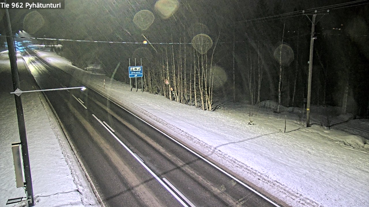 Kelikamerat Kuva Tie 962 Pelkosenniemi Pyhätunturi, Pelkosenniemi, Lappi