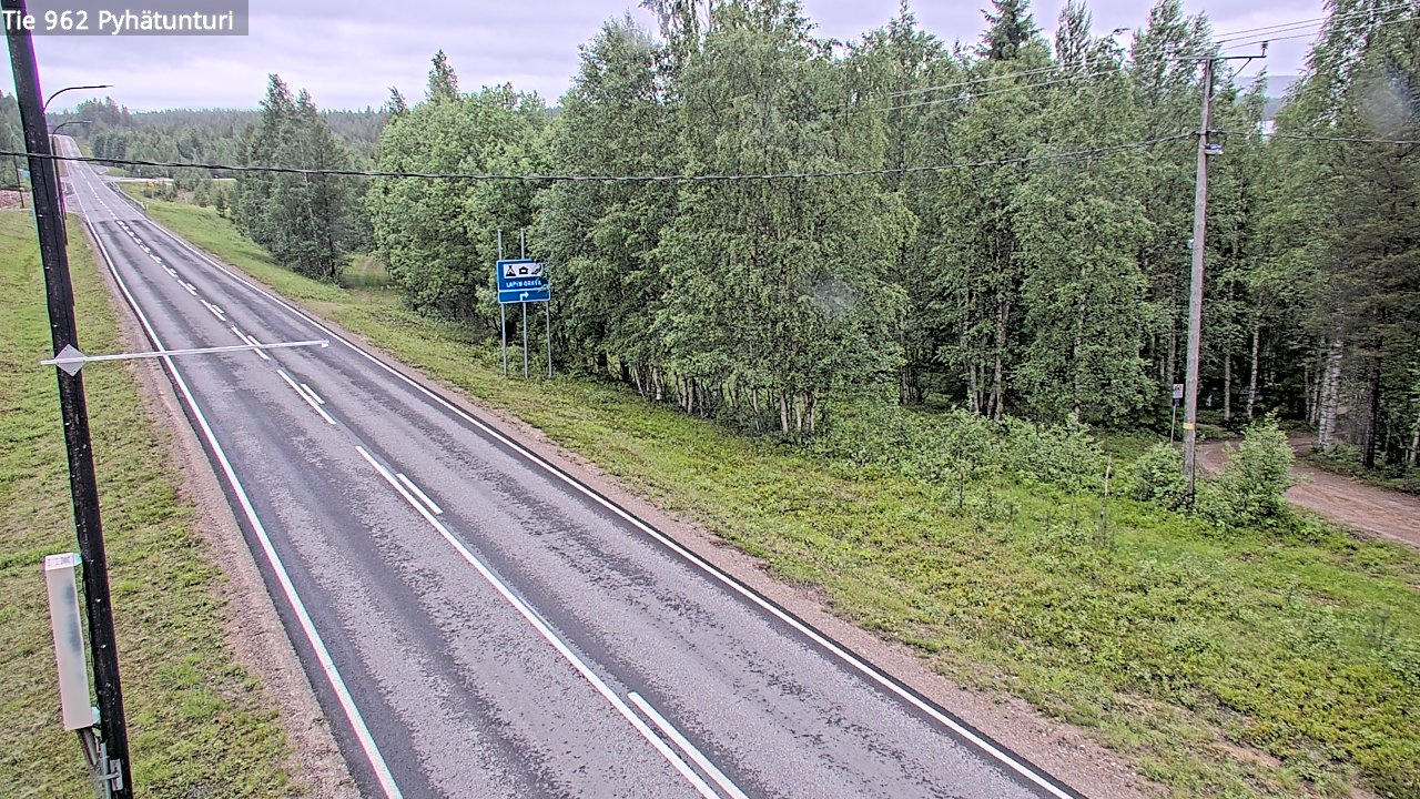 Kelikamerat Kuva Tie 962 Pelkosenniemi Pyhätunturi, Pelkosenniemi, Lappi
