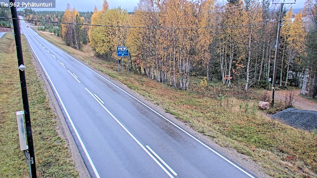 Kelikamerat Kuva Tie 962 Pelkosenniemi Pyhätunturi, Pelkosenniemi, Lappi