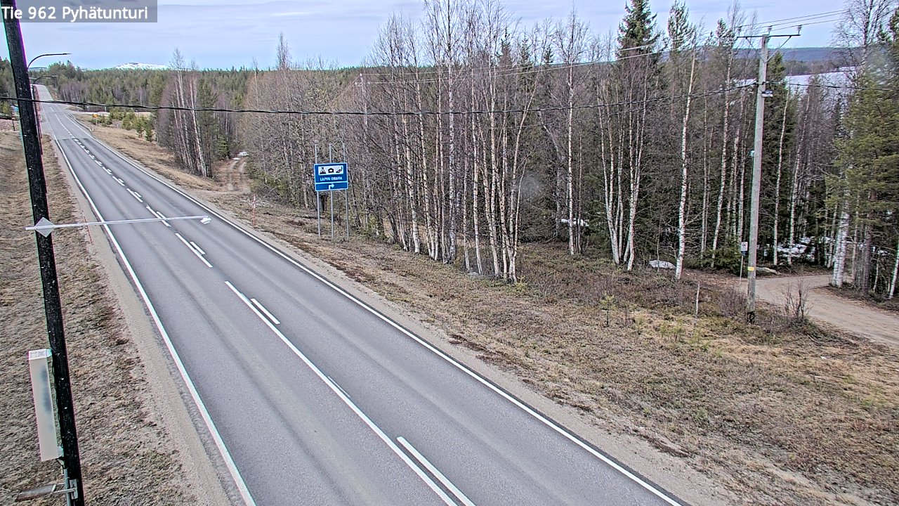 Kelikamerat Kuva Tie 962 Pelkosenniemi Pyhätunturi, Pelkosenniemi, Lappi