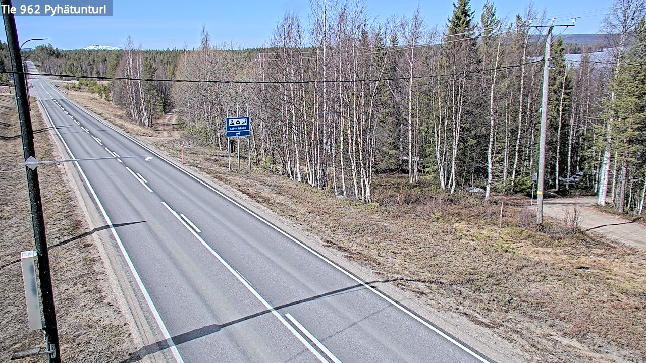 Kelikamerat Kuva Tie 962 Pelkosenniemi Pyhätunturi, Pelkosenniemi, Lappi
