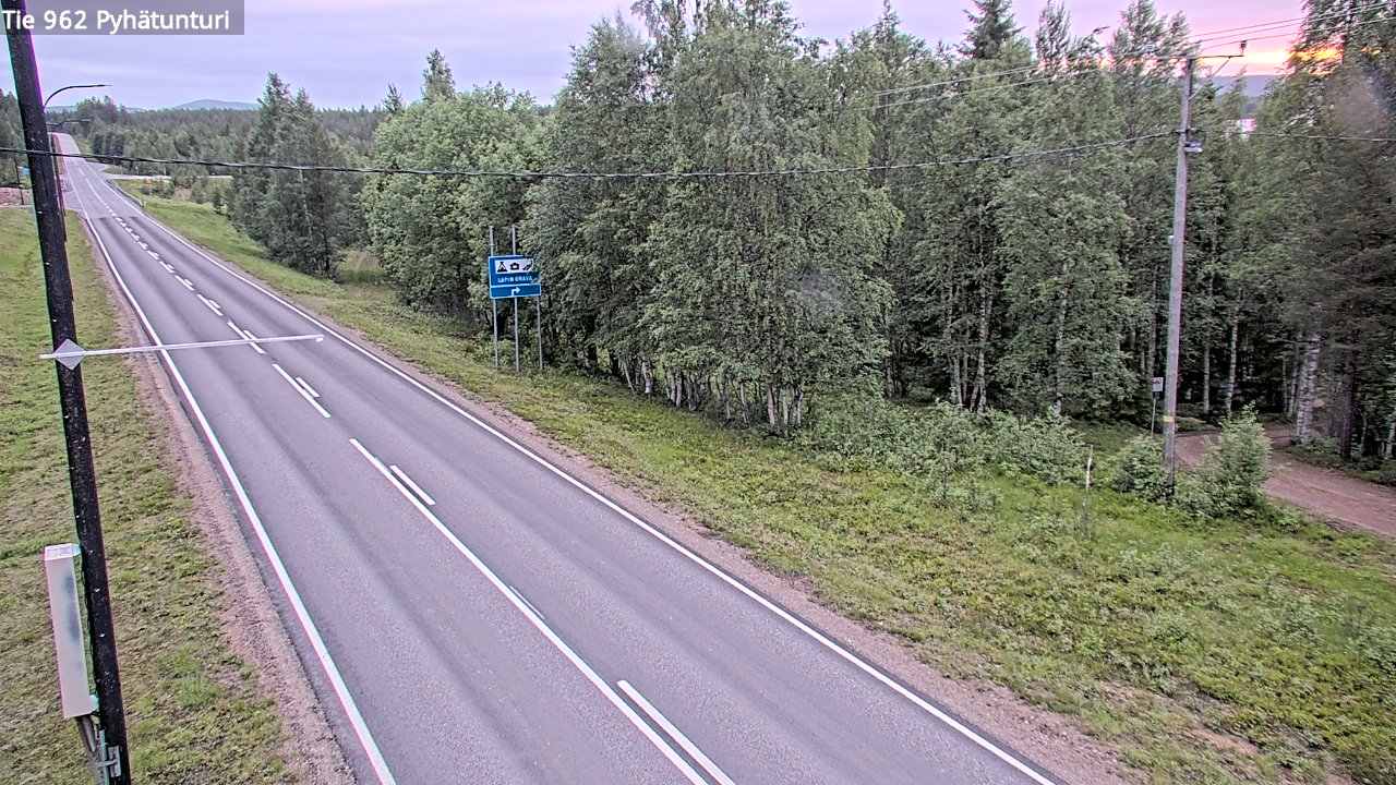 Kelikamerat Kuva Tie 962 Pelkosenniemi Pyhätunturi, Pelkosenniemi, Lappi