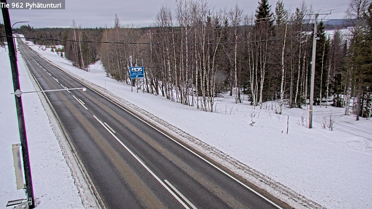 Kelikamerat Kuva Tie 962 Pelkosenniemi Pyhätunturi, Pelkosenniemi, Lappi