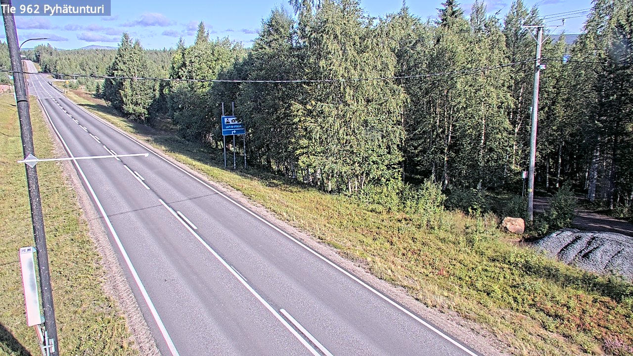 Kelikamerat Kuva Tie 962 Pelkosenniemi Pyhätunturi, Pelkosenniemi, Lappi