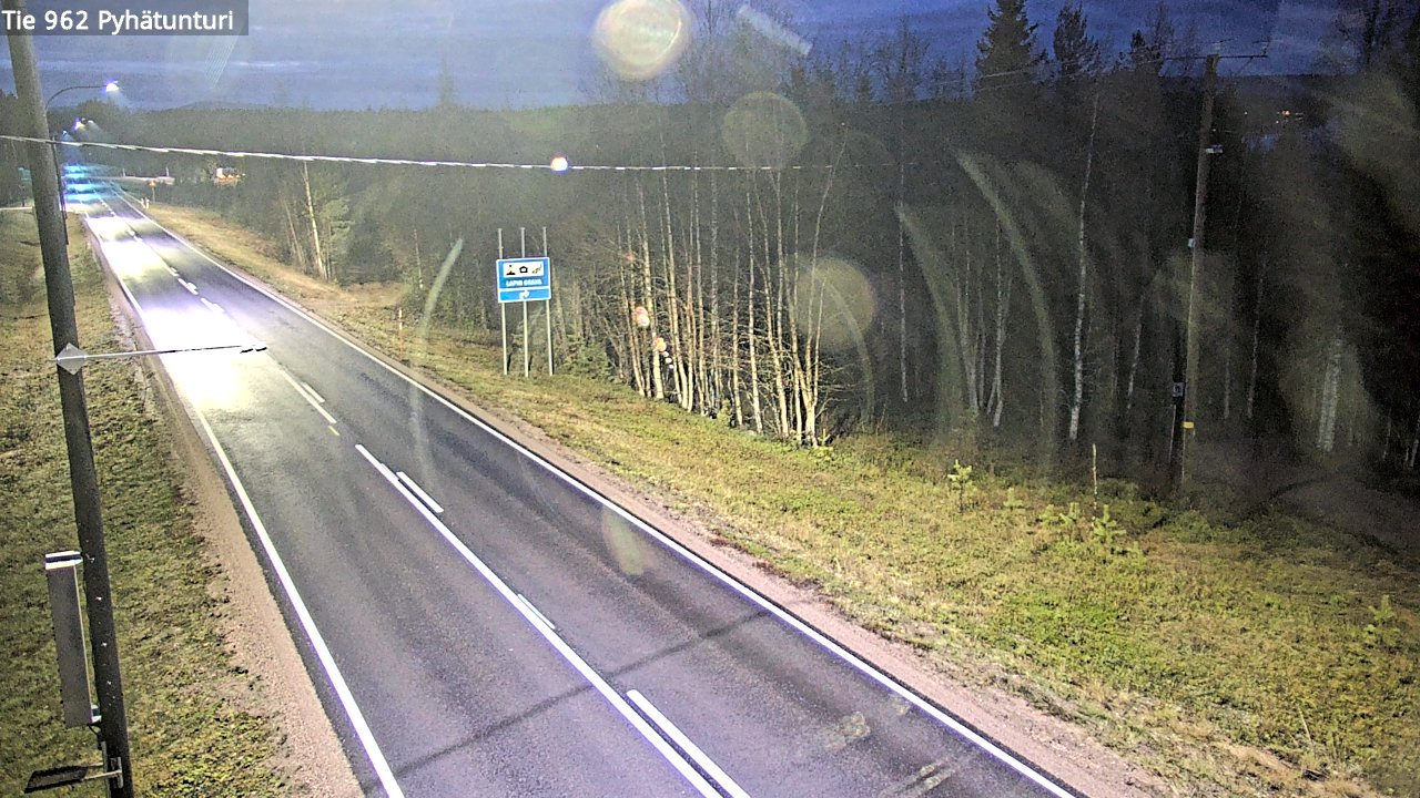 Kelikamerat Kuva Tie 962 Pelkosenniemi Pyhätunturi, Pelkosenniemi, Lappi