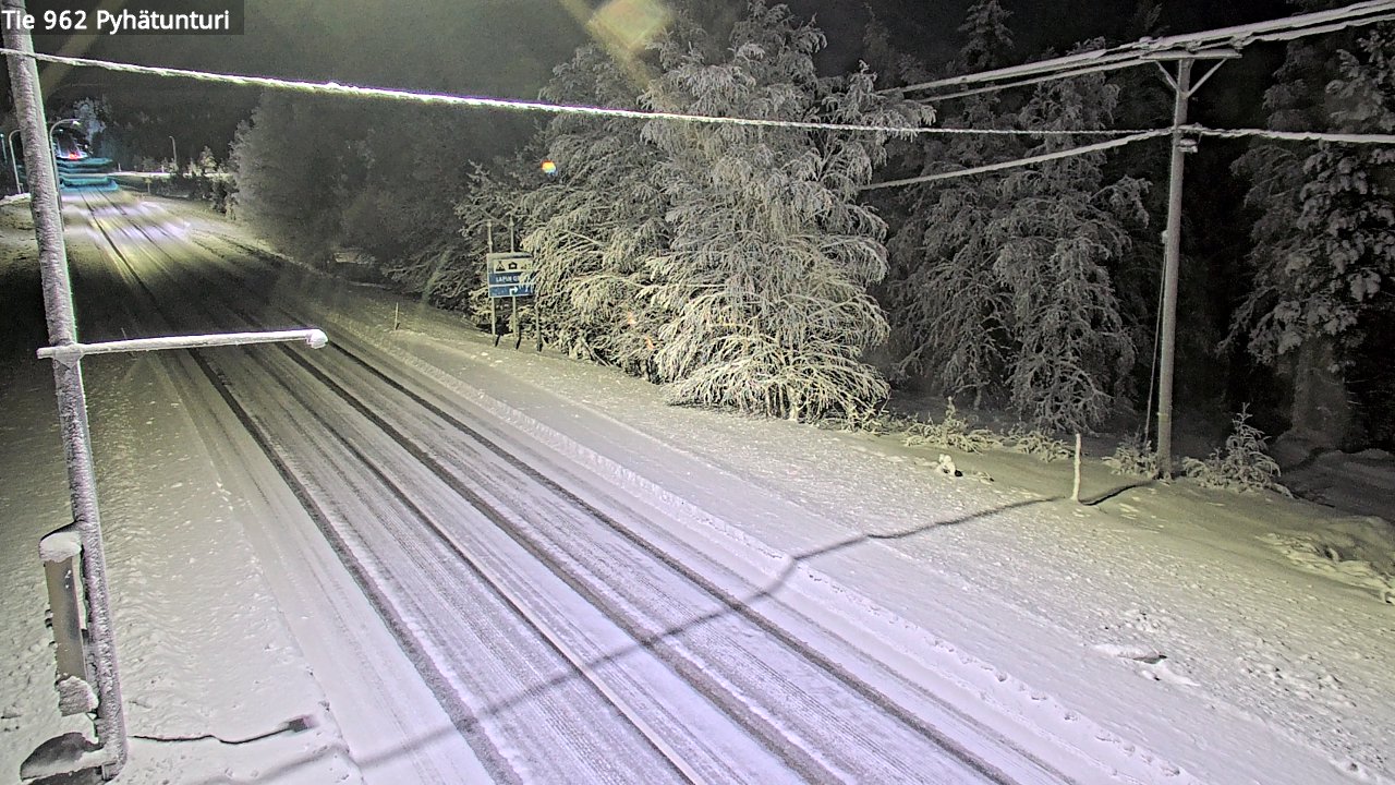 Kelikamerat Kuva Tie 962 Pelkosenniemi Pyhätunturi, Pelkosenniemi, Lappi