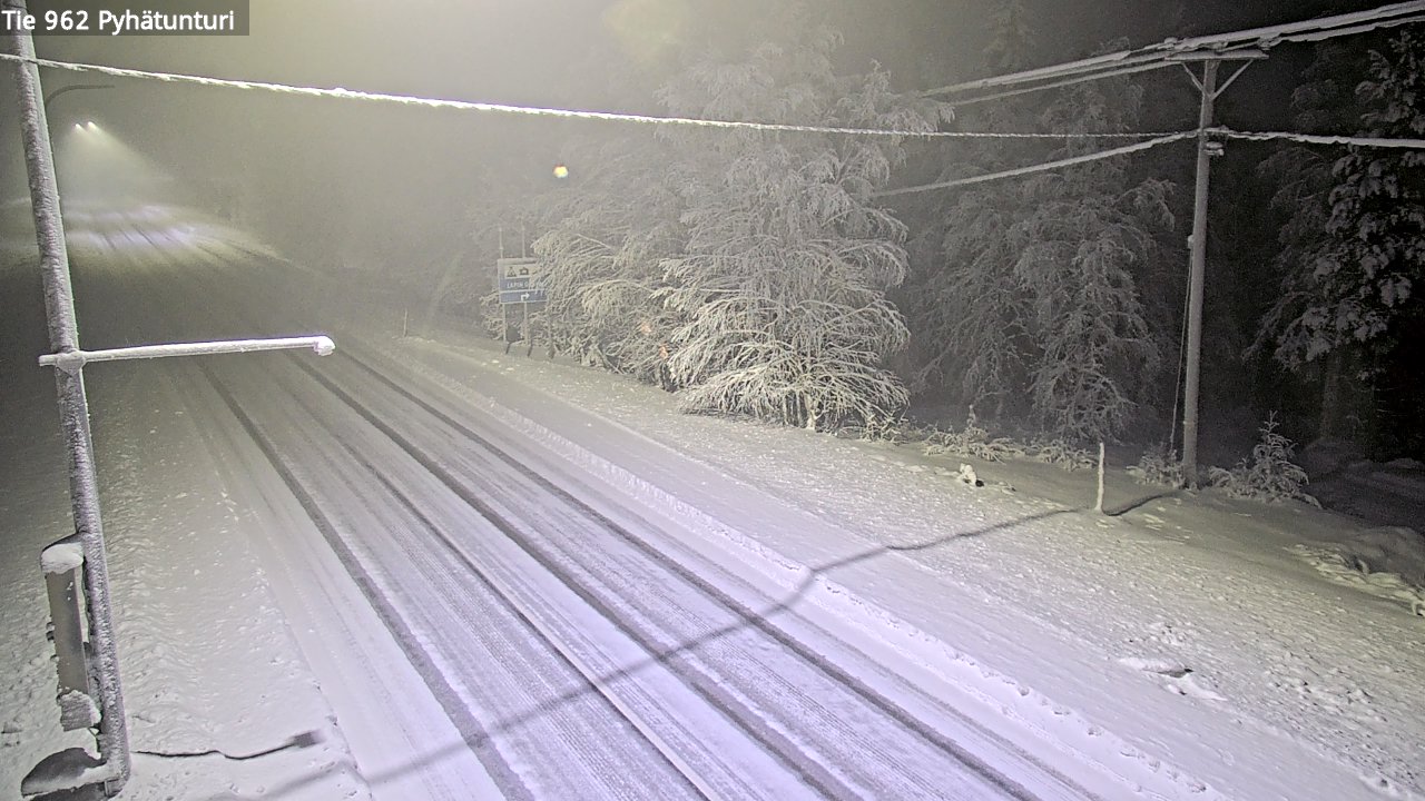 Kelikamerat Kuva Tie 962 Pelkosenniemi Pyhätunturi, Pelkosenniemi, Lappi