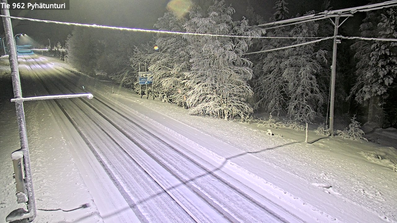 Kelikamerat Kuva Tie 962 Pelkosenniemi Pyhätunturi, Pelkosenniemi, Lappi