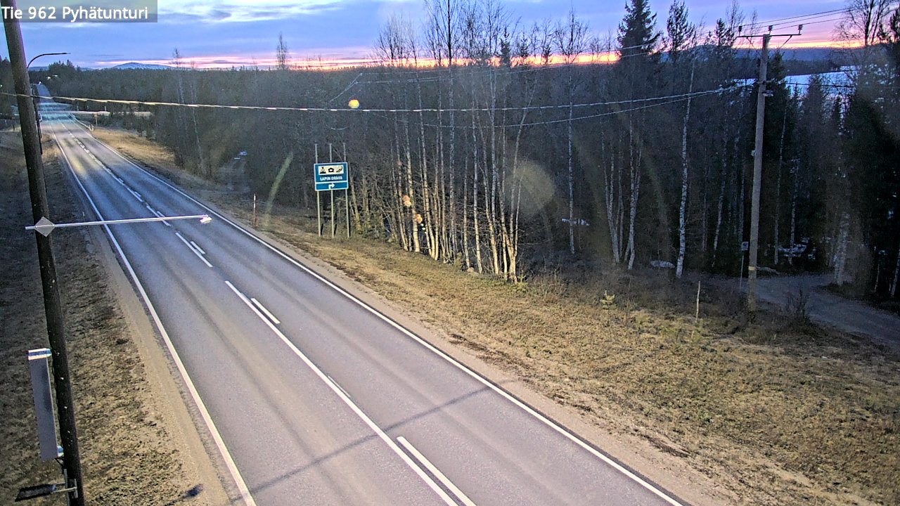 Kelikamerat Kuva Tie 962 Pelkosenniemi Pyhätunturi, Pelkosenniemi, Lappi