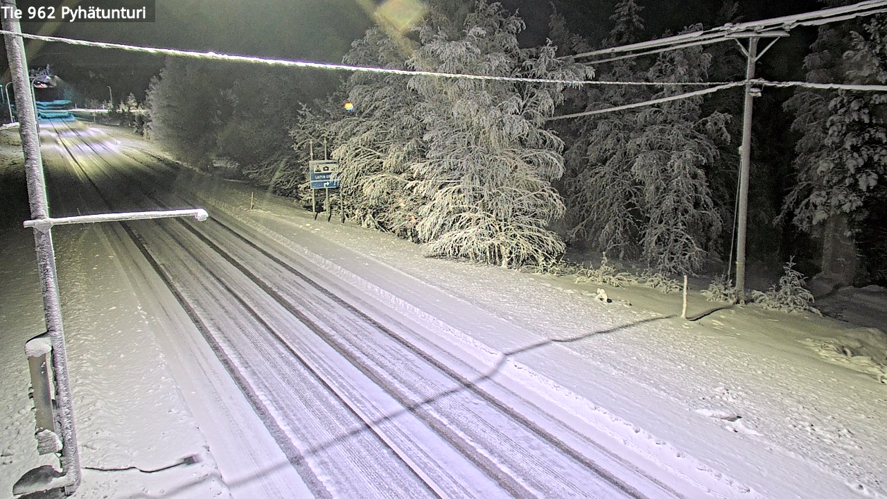 Kelikamerat Kuva Tie 962 Pelkosenniemi Pyhätunturi, Pelkosenniemi, Lappi