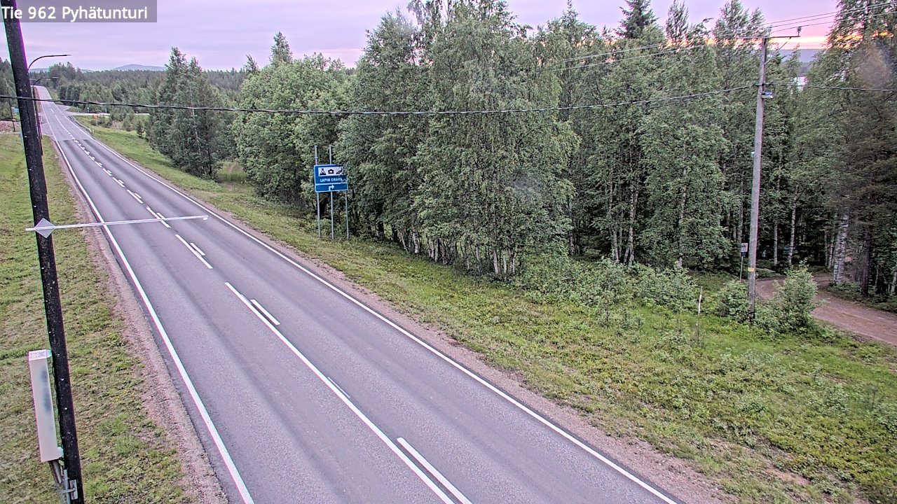 Kelikamerat Kuva Tie 962 Pelkosenniemi Pyhätunturi, Pelkosenniemi, Lappi