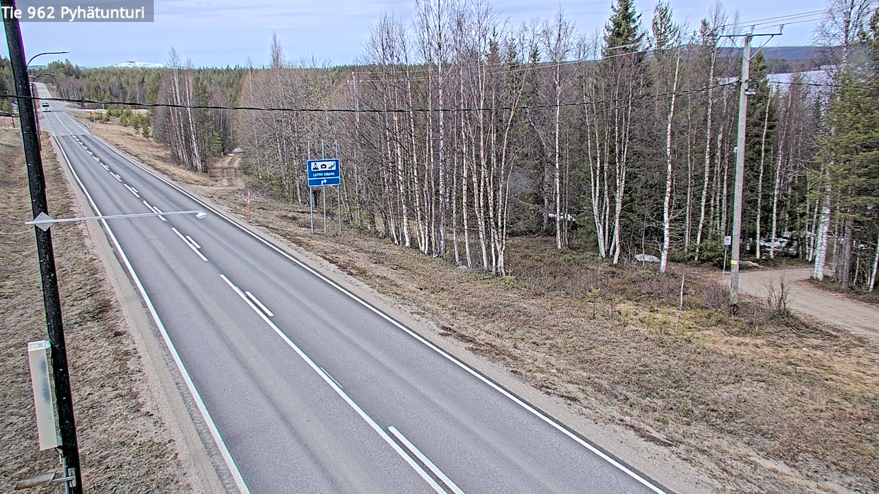 Kelikamerat Kuva Tie 962 Pelkosenniemi Pyhätunturi, Pelkosenniemi, Lappi