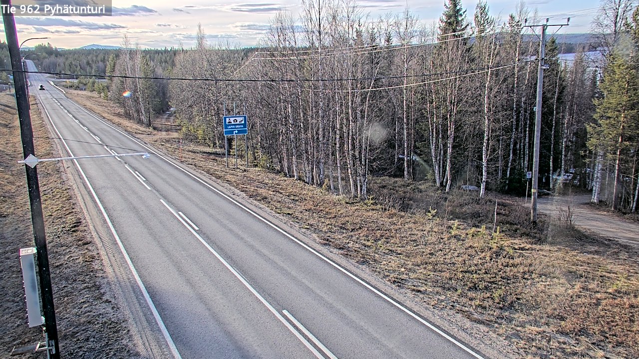 Kelikamerat Kuva Tie 962 Pelkosenniemi Pyhätunturi, Pelkosenniemi, Lappi