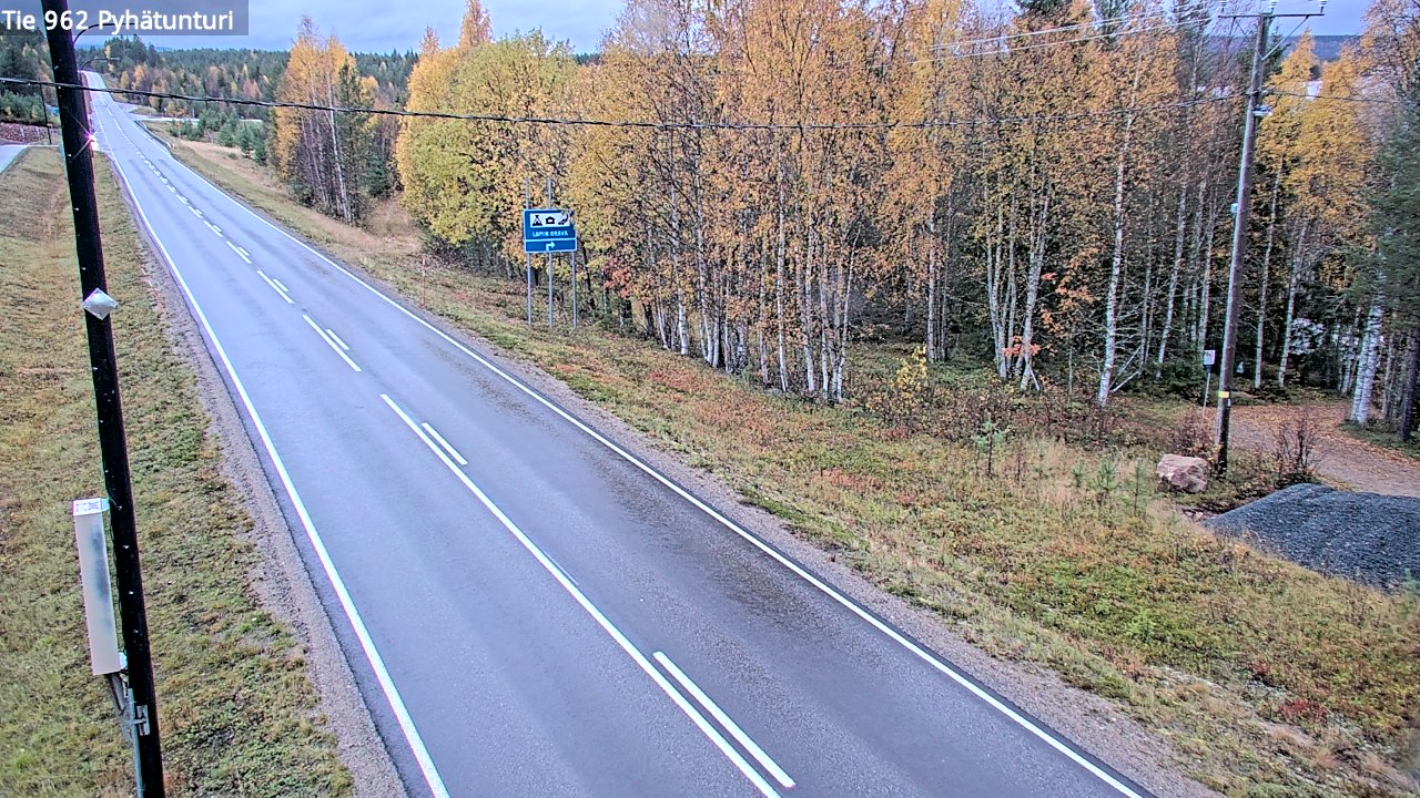 Kelikamerat Kuva Tie 962 Pelkosenniemi Pyhätunturi, Pelkosenniemi, Lappi